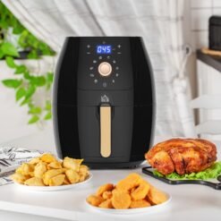 HOMCOM 5.5L 1700W Air Fryer, with Digital Display, 80-200? Temperature