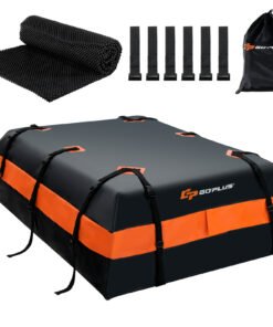 560L Rooftop Cargo Carrier Waterproof Car Roof Bag for All Vehicles-Orange