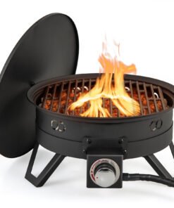 Camping 44cm 58000 BTU Propane Firepit Portable Gas Fire Pit
