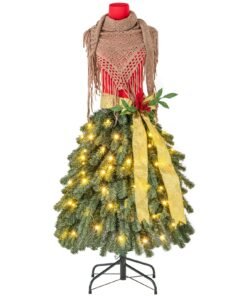 150 CM Artificial Mannequin Dress Form Chrismas Tree with 248 Branch Tips