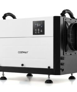 50/70L/Day Crawl Space Dehumidifier with 3 Modes and 24H Timer-Black-50L