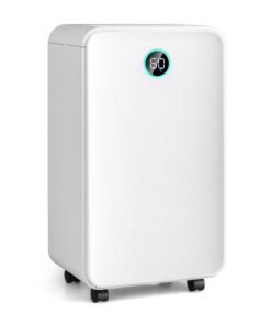 Portable 12L Dehumidifier with 3 Modes and 24H Timer-White