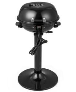 Electric BBQ Grill with Removable Non-Stick Grilling Rack-Black