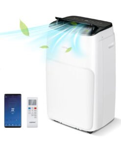 12000 BTU Portable Air Conditioner with WiFi Smart APP and Sleep Mode-White
