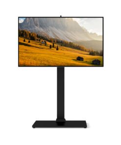 Height Adjustable Floor TV Stand with AV Shelf for 32-70 Inch TVs