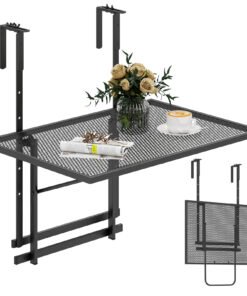 Hanging Foldable Table Floating Desk Planter with Holder