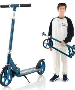 Kick Scooter with adjustable heights for Teens and Adults -Blue