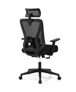 Mesh Ergonomic Office Chair Adjustable Swivel Task Chair-Black