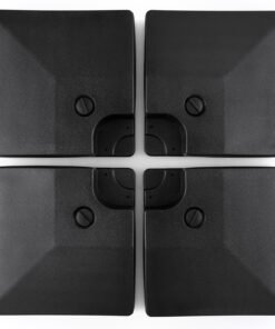 Fillable Round Umbrella Base Stand Heavy-Duty Patio Umbrella Holder