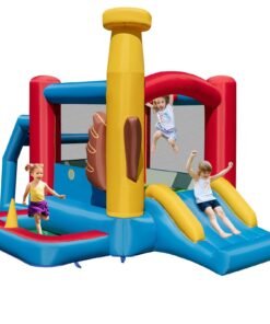 Kids Bouncy Castle with 680W Blower and Slide