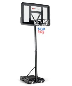 Portable Basketball Hoop with 1.35-3.05m Adjustable Height