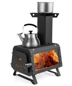 Portable Wood Burning Stove with 2 Cooking Positions