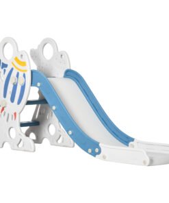 AIYAPLAY Space-Themed Baby Slide, Indoor Freestanding Kids Slide, for Ages 1.5-3 Years - Blue