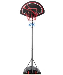 Weather-resistance Basketball Hoop System with Adjustable Height