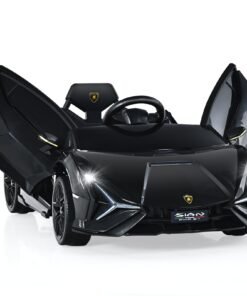 12V Kids Electric Ride on Car with Remote Control-Black