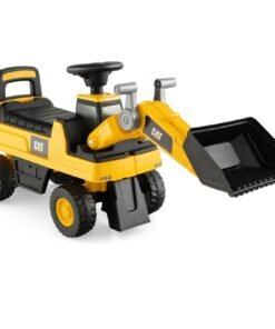 Kid's Ride-on Excavator with Adjustable Bucket-Yellow