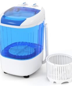 2.5 kg Capacity Portable Mini Washing Machine with Spin Tub and Drain Hose-Blue