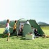 Outsunny Three-Man, Two-Room Tent - Green