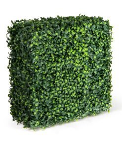 Artificial Plant Wall with Realistic Gardenia Leaves and Aluminum Tubes