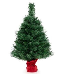 Artificial Xmas Tree with 71 Branch Tips and 35 Warm White LED Lights