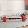 SPORTNOW 20kg 6-In-One Adjustable Weight Dumbbells Set, Barbell, Kettlebell, Push Up Stand - Red