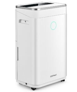 25L/Day Dehumidifier with 6.5L Water Tank and 24H Timer for Home Basement-25L
