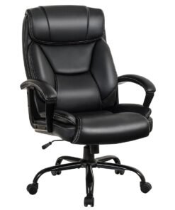Executive Massage Chair with 6 Vibrating Points-Black
