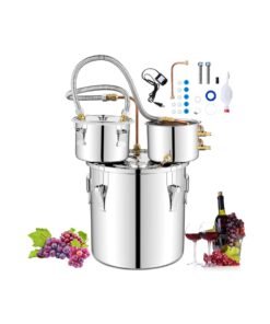 5 Gallon Stainless Steel Water Alcohol Distiller with Build-in Thermometer