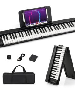 Portable Electric Piano with Full Size Keys and Music Stand