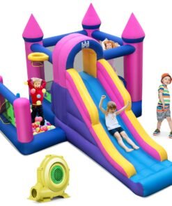 Giant Jumping Castle Blowup Bouncing House with Slide and Climbing Wall