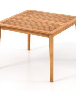 100 x 100cm Outdoor Acacia Wood Dining Table for 4 People