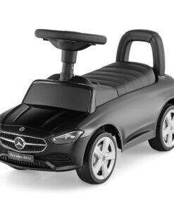Ride on Sliding Car with Steering Wheel with Horn and Engine Sound-Black