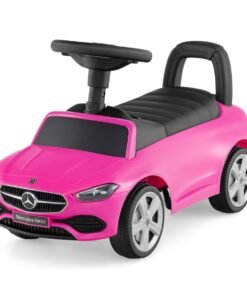 Ride on Sliding Car with Steering Wheel with Horn and Engine Sound-Pink