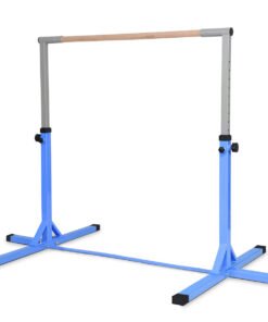 Children's Height Adjustable Gymnastics Training Bar, 90-150cm-Blue