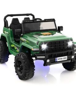 2-Seater Ride-on Car with Parent Remote Control-Green