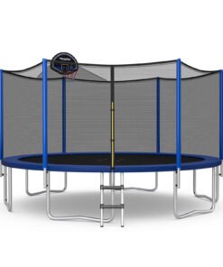 12/14 Feet Round Trampolines with Safety Enclosure Net-14FT