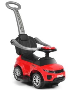 3 in 1 Ride on Push Car Stroller Sliding Walking Car-Red