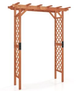 Wooden Garden Arch for Party Ceremony Wedding Backyard Lawn