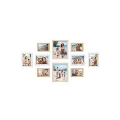 Set of 10 Picture Frames with Plastic Front