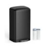 Black Step Trash Can with Inner Bucket