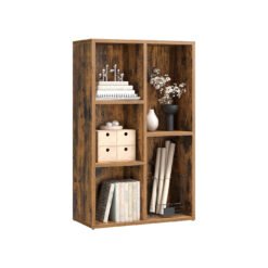 5-Slot Wooden Bookcase