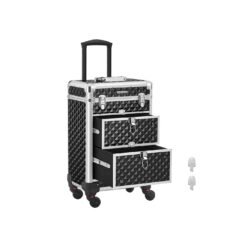 Rolling Lockable Makeup Case