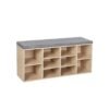 10 Compartments Shoe Bench