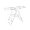 Foldable Clothes Drying Rack with Height-Adjustable Wings