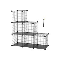 Black Metal Wire Cube