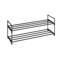 Slatted Metal Shoe Rack