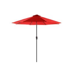 Red Patio Sun Umbrella with Air Vent