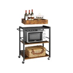 Universal Casters Kitchen Cart