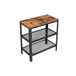 Double Shelves Side Table
