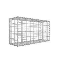 Gabion Basket, Metal Gabion Cages for Stones 100 x 50 x 30 cm